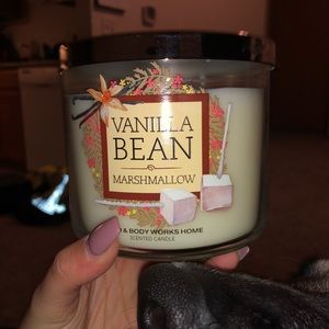 Vanilla bean marshmallow 3 wick candle